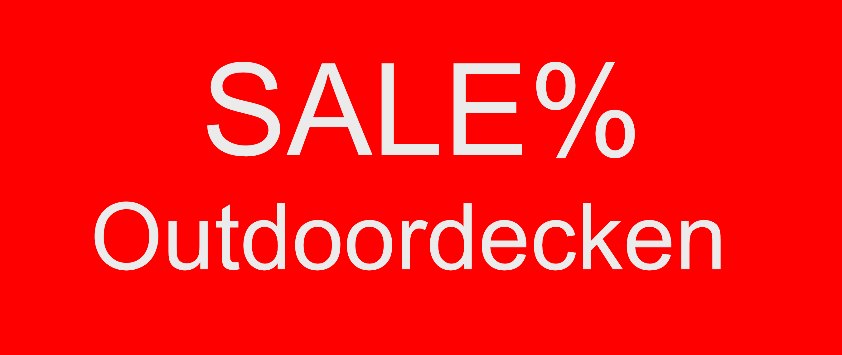 Sale Outdoordecken